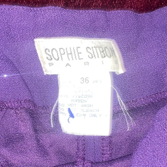 Sophie sitcom purple vintage tap shorts - Picture 4 of 4